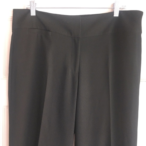 NWT. Eileen Fisher Black Crepe Pants. Size 14. - Picture 2 of 10